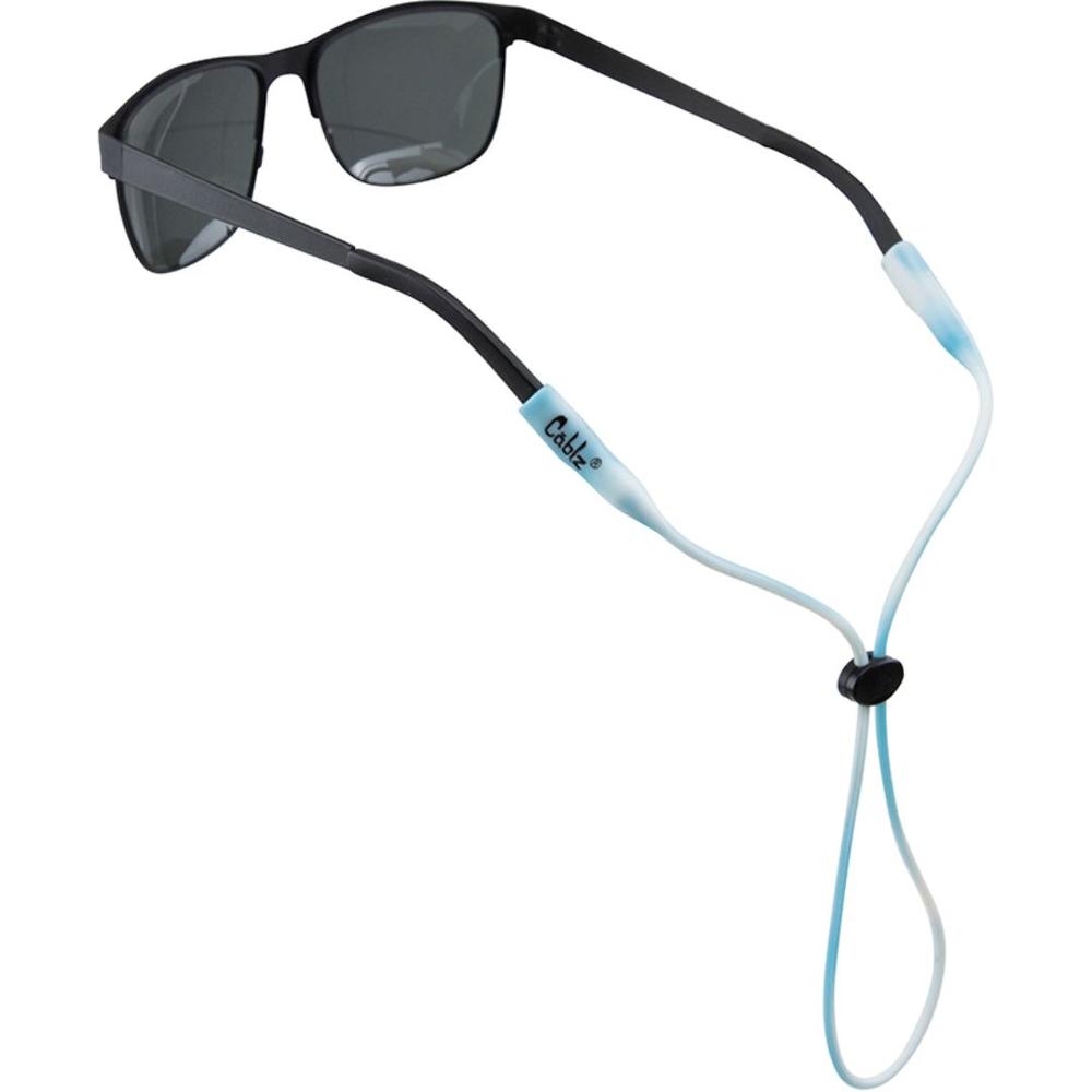Cablz Silicone Adjustable Eyewear Retainer LIGHTBLUEWHITE