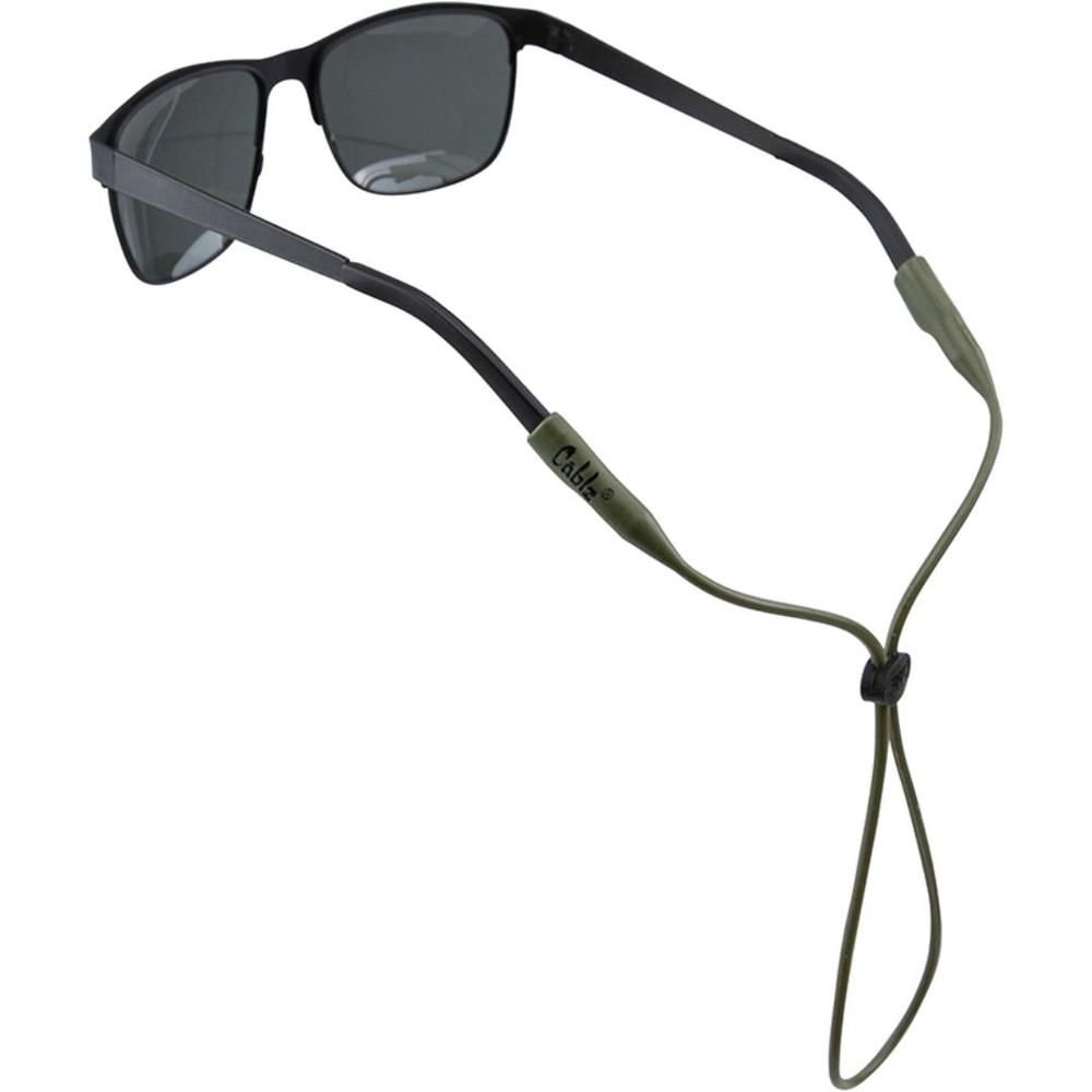 Cablz Silicone Adjustable Eyewear Retainer OLIVEDRABMILITARYGREEN