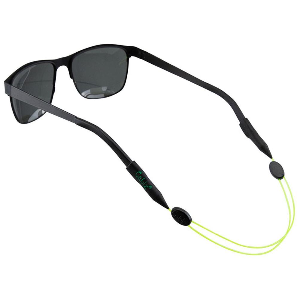 Cablz Zips Monoz Adjustable Eyewear Retainer FLOURESCENTGREENMONO