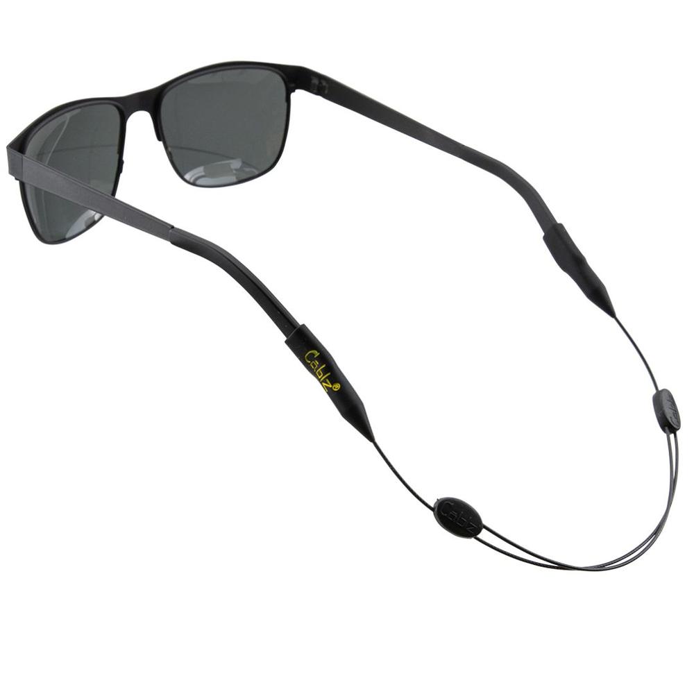 Cablz Zipz Adjustable Eyewear Retainer BLACK