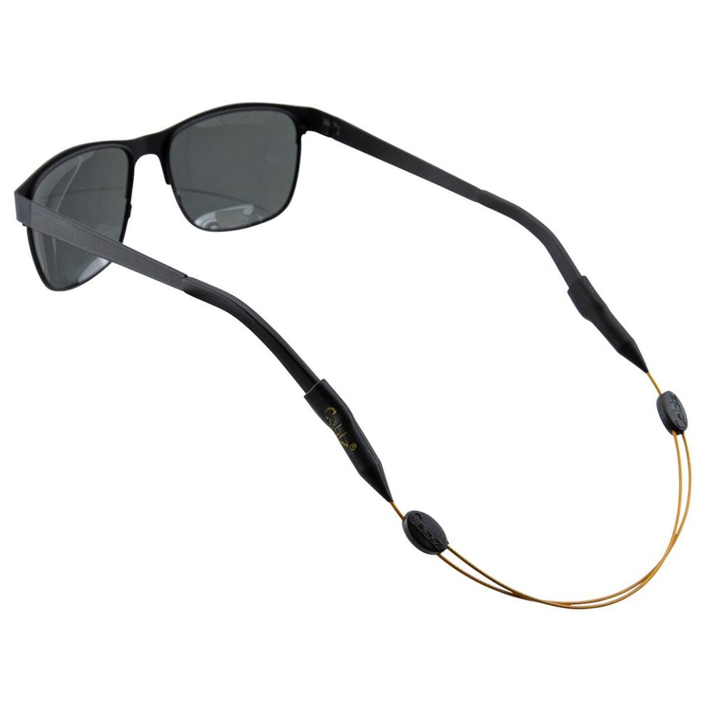 Cablz Zipz Adjustable Eyewear Retainer BLACK/GOLD/GOLD