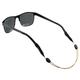 Cablz Zipz Adjustable Eyewear Retainer BLACK/GOLD/GOLD