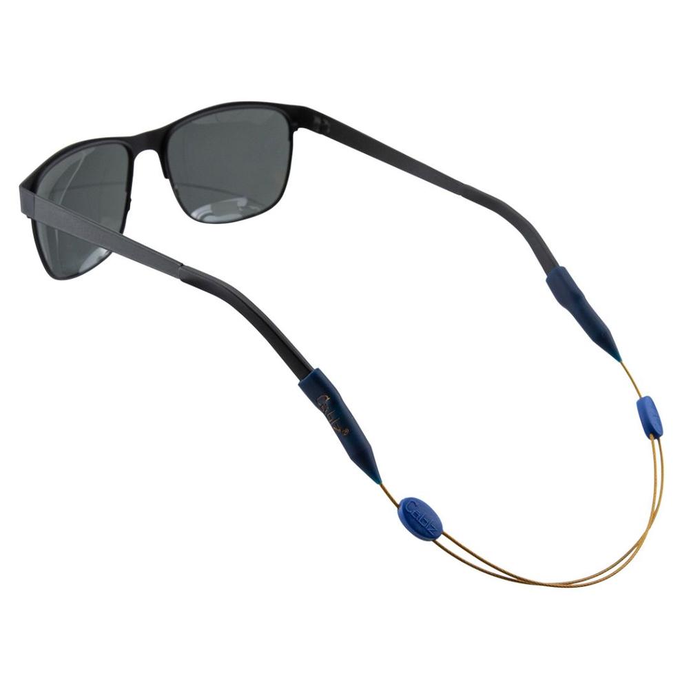 Cablz Zipz Adjustable Eyewear Retainer NAVY/ORANGE/ORANGE