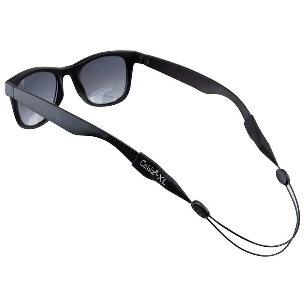 Cablz Monoz XL Adjustable Eyewear Retainer CLASSICBLACKXLEND