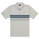 Hurley Men's Printed Stripe Polo Shirt BONE