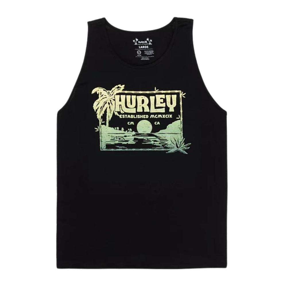 Hurley Men's Island Vibes Slub Tank Top BLACK