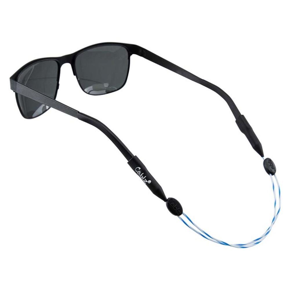 Cablz Monoz Swirlz Adjustable Eyewear Retainer BLUE/WHITESWIRLMONO