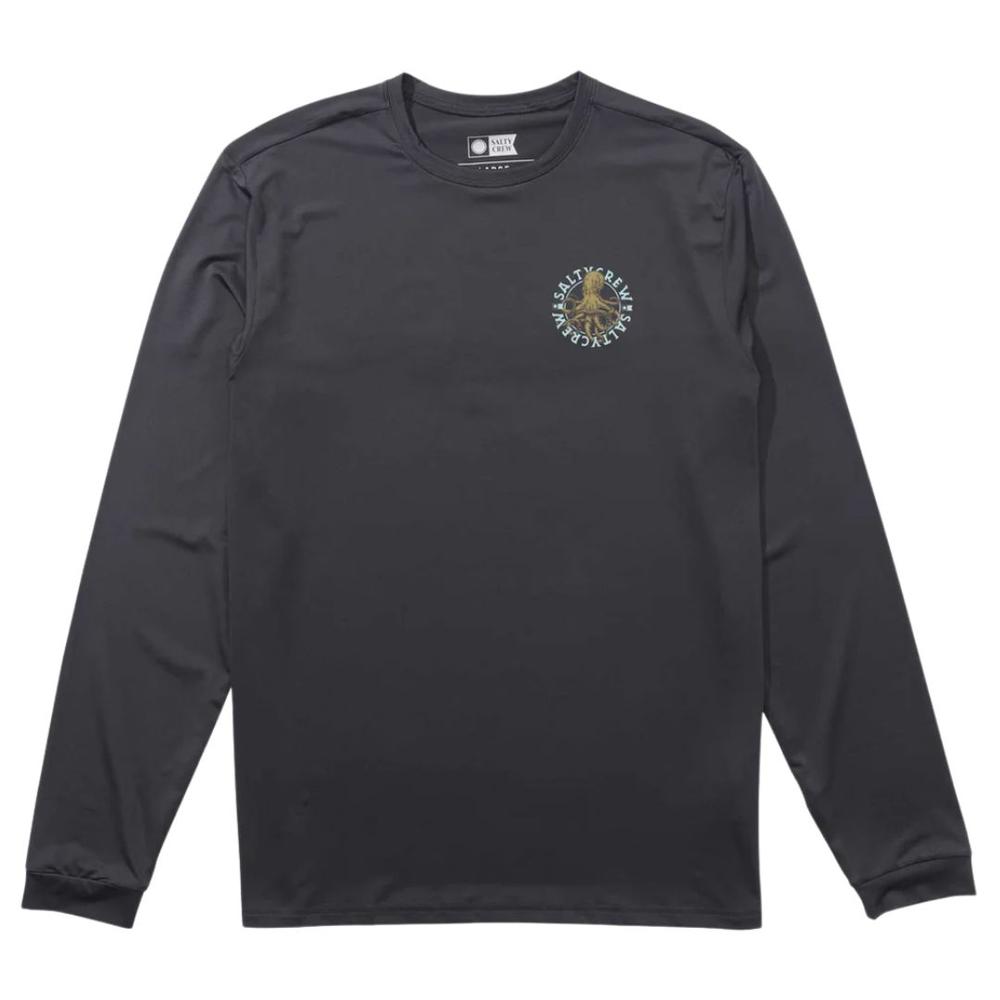 Salty Crew Tentacles Long Sleeve Sun Shirt CHARCOAL