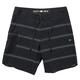 Salty Crew Men's Session Stripe Boardshort BLACK