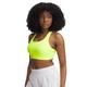 Under Armour Mid Crossback Sports Bra HIGHVISYELLOWWHITE