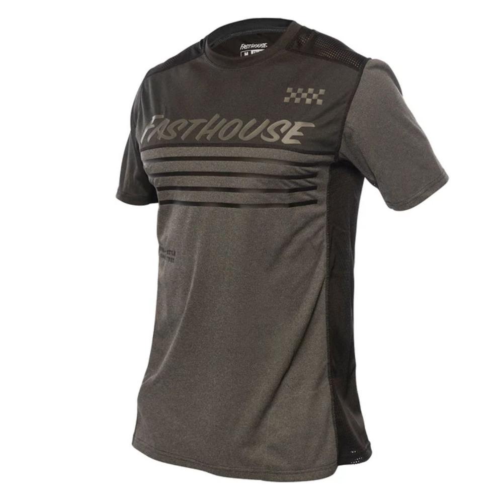 Fasthouse Classic Mercury Short Sleeve Jersey BLACKHEATHER/CHARCOALHEATHER
