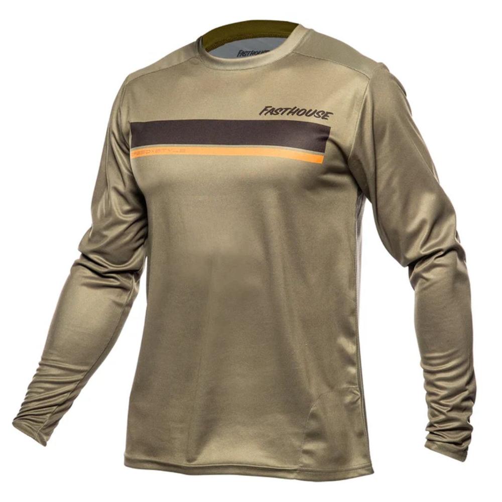 Fasthouse Impakt Cosmos Long Sleeve Jersey OLIVE