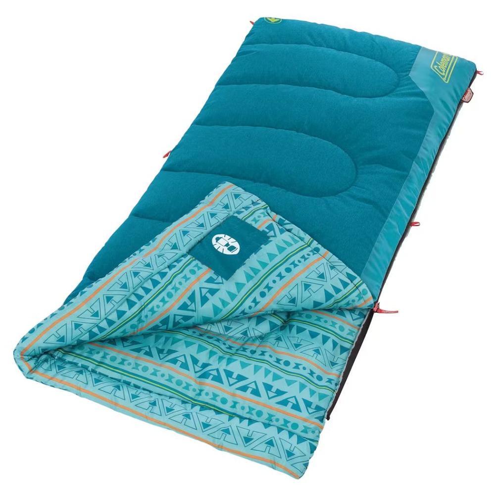 Coleman Kids 50°F Cool-Weather Sleeping Bag TEAL
