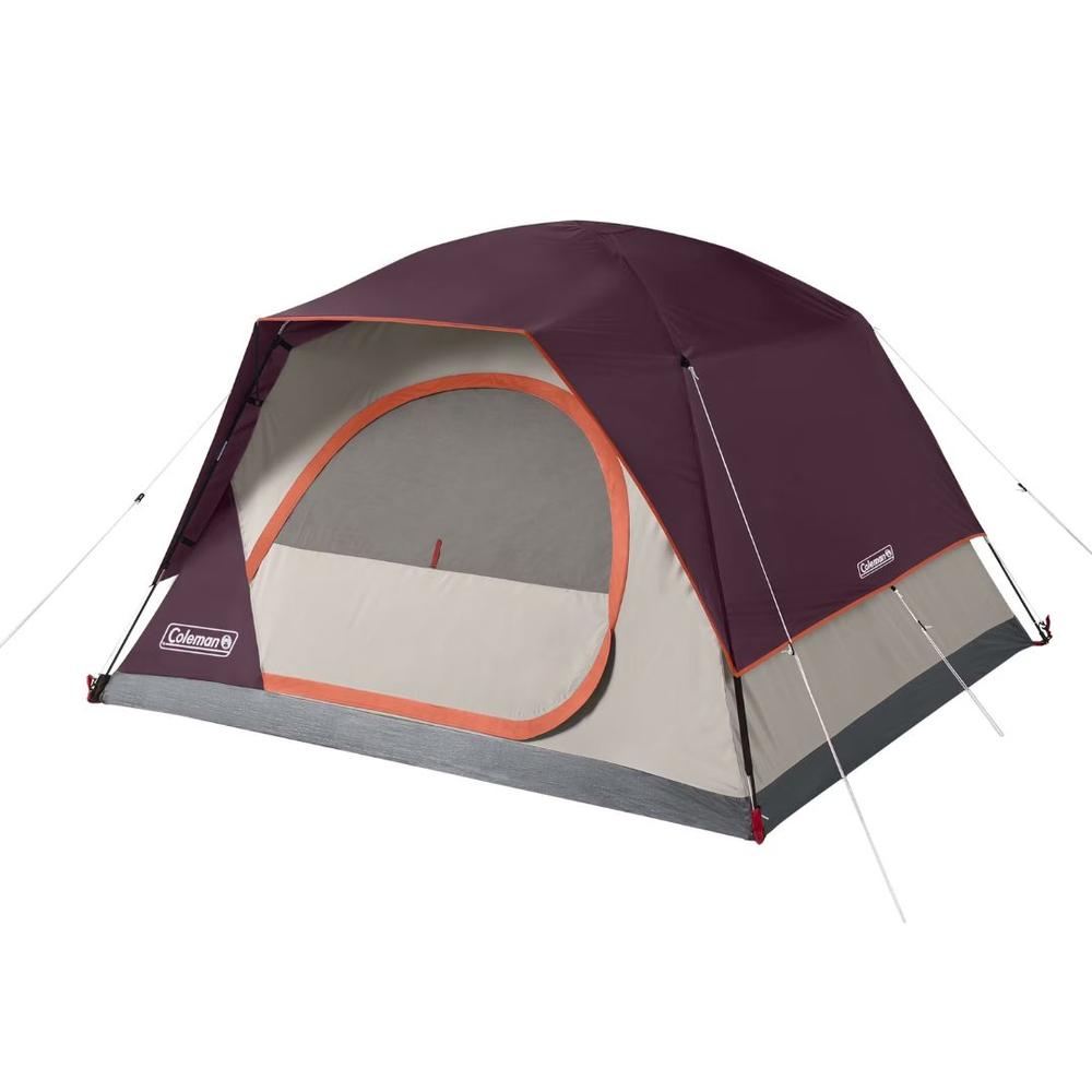 Coleman 4-Person Skydome Camping Tent BLACKBERRY