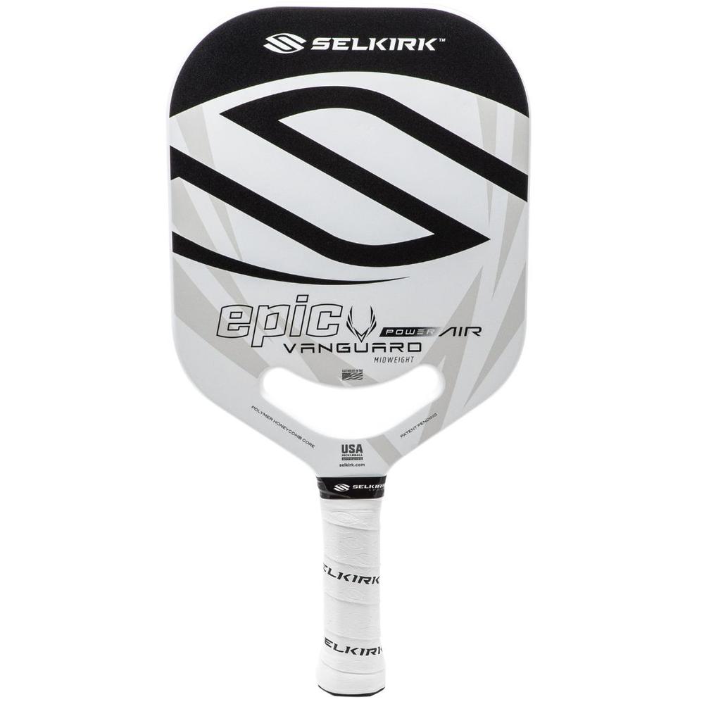 Selkirk Sport VANGUARD Power Air Epic Pickleball Paddle BLACK/WHITE