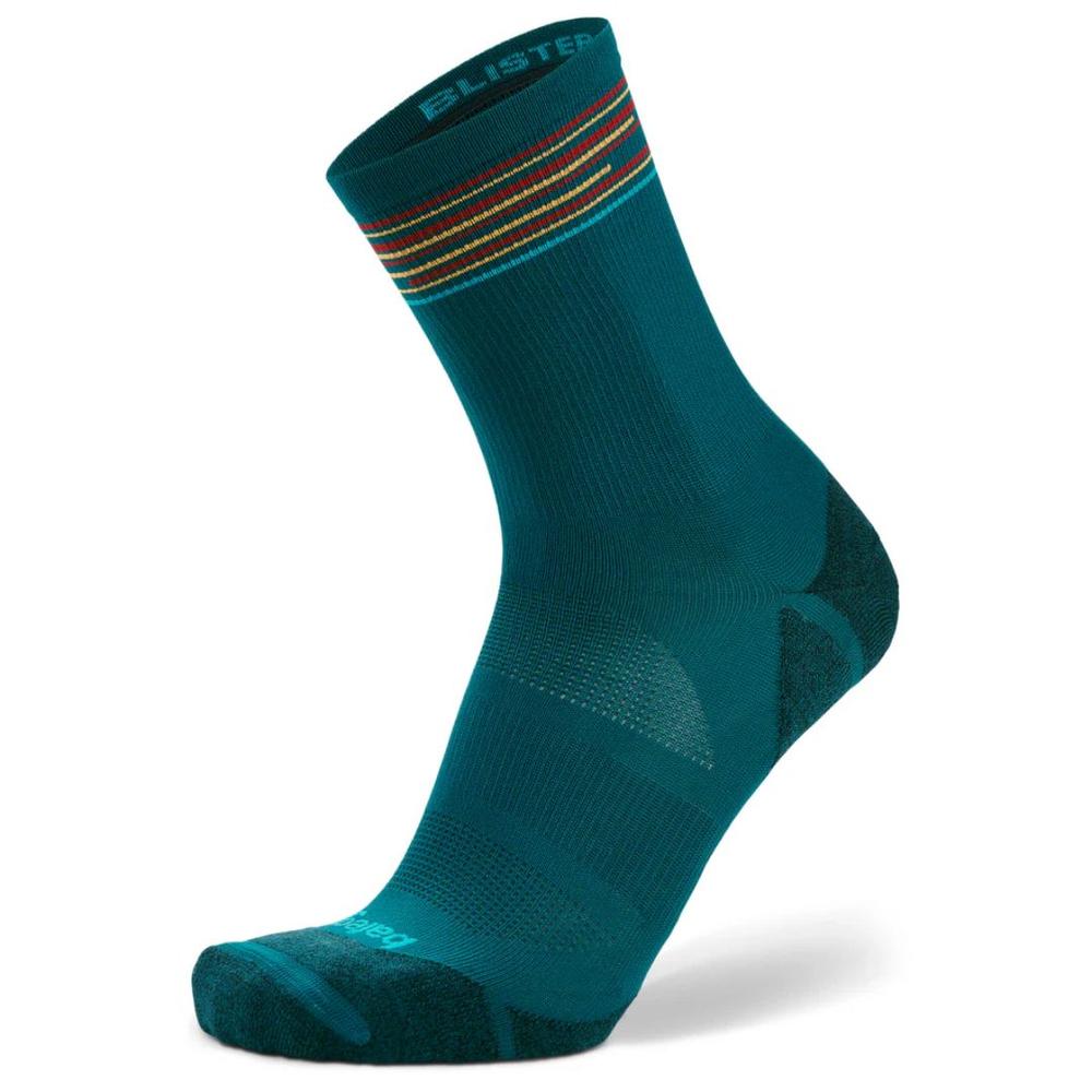 Balega Blister Resist Light Mini Crew Socks TEAL/ORIOLE