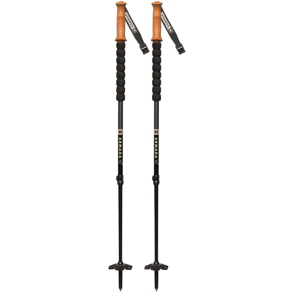Armada Carbon Adjustable Ski Poles 2027 BLACK