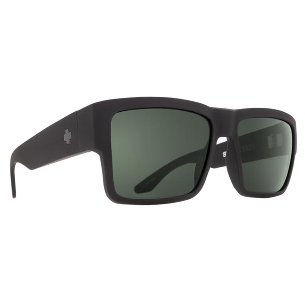  Spy Cyrus Polarized Sunglasses Soft Matte Black/Hd + Gray Green Polar