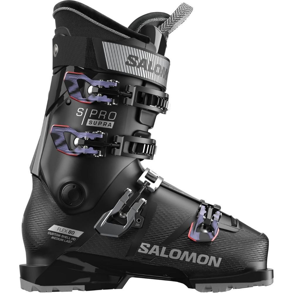 Salomon Women's S/Pro Surpa 80 GW Ski Boots 2026 BLACK/SILVERMET./SWEETLAVENDER