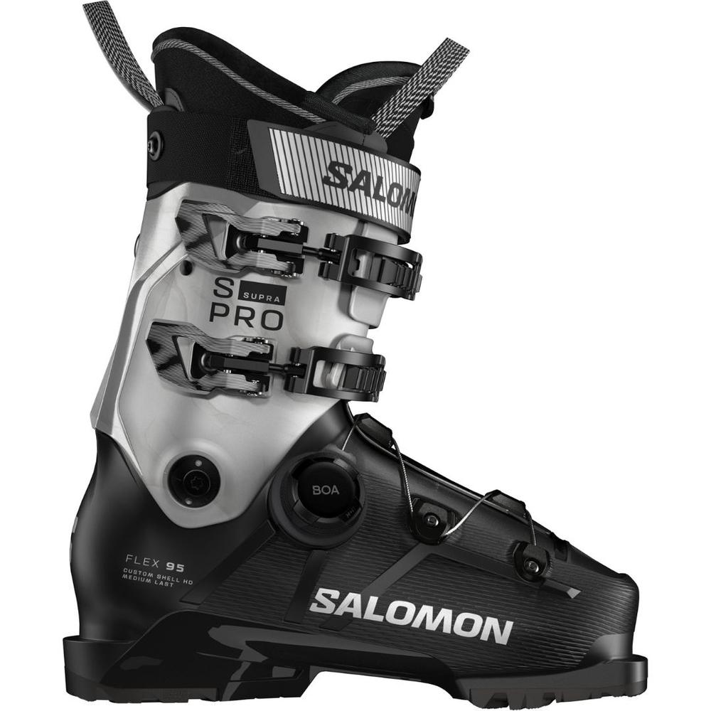 Salomon Women's S/Pro Supra BOA 95 Ski Boots 2026 BLACK/SILVERMET./SILVERMET.