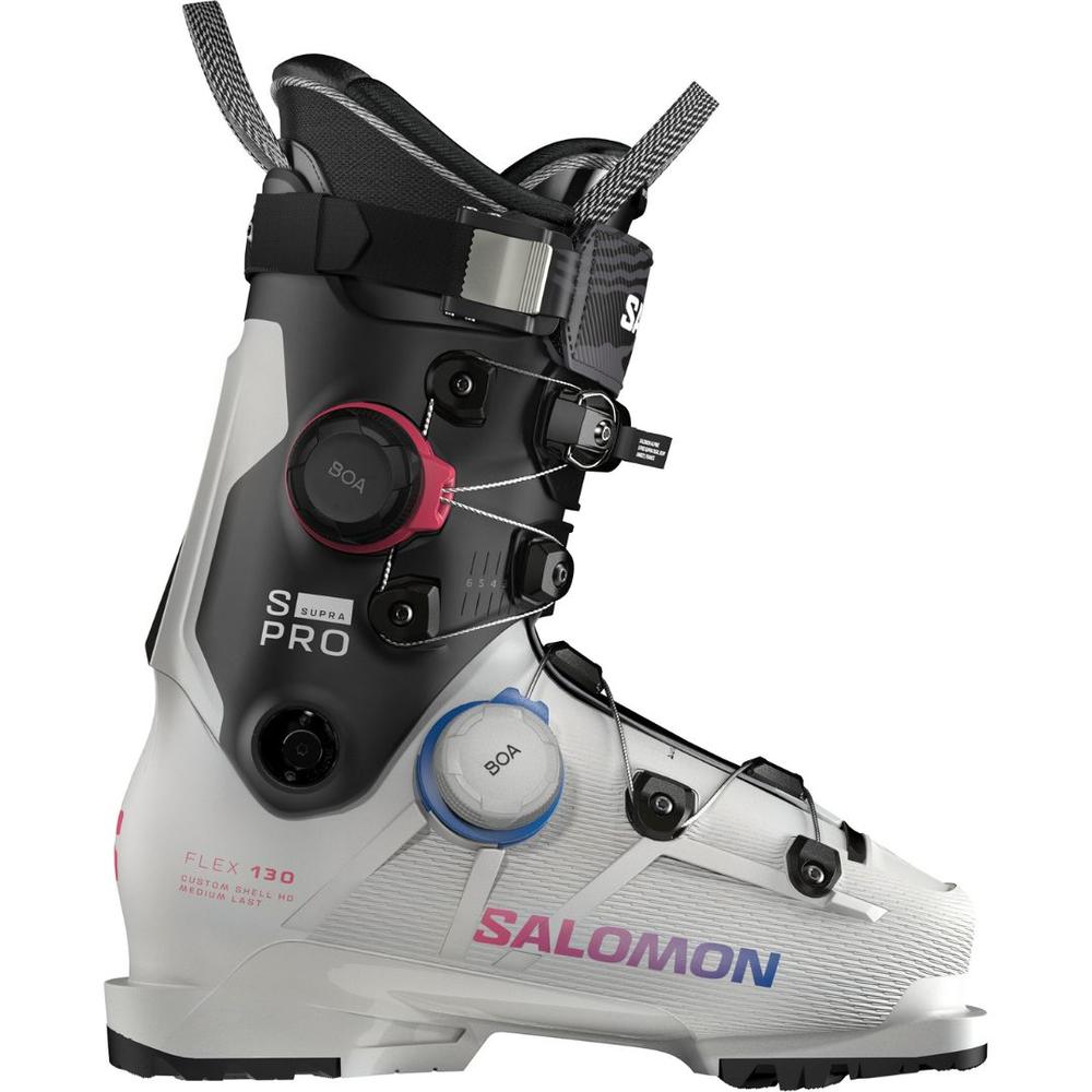 Salomon Men's S/Pro Supra Dual BOA 130 Ski Boots 2026 GRAYAURORA/BLACK/RACEBLUE