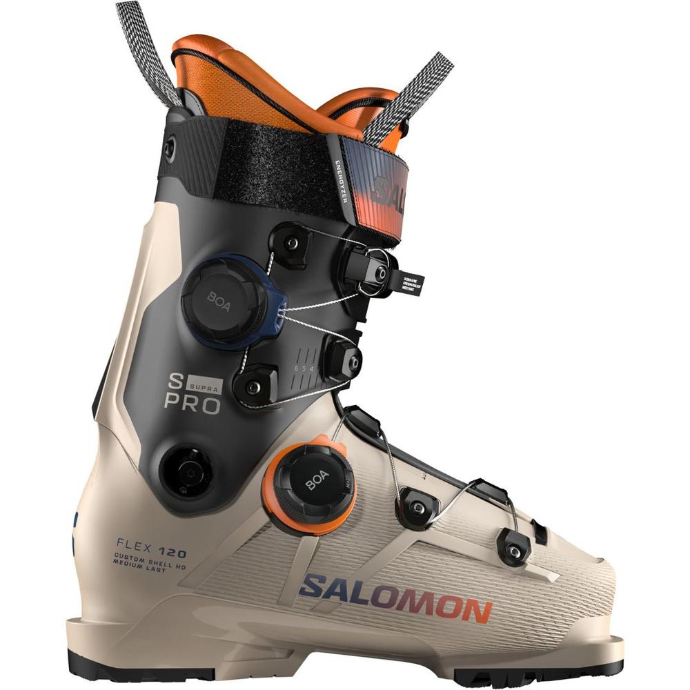 Salomon Men's S/Pro Supra Dual BOA 120 Ski Boots 2026 HUMUS/BLACK/ORANGETIGER