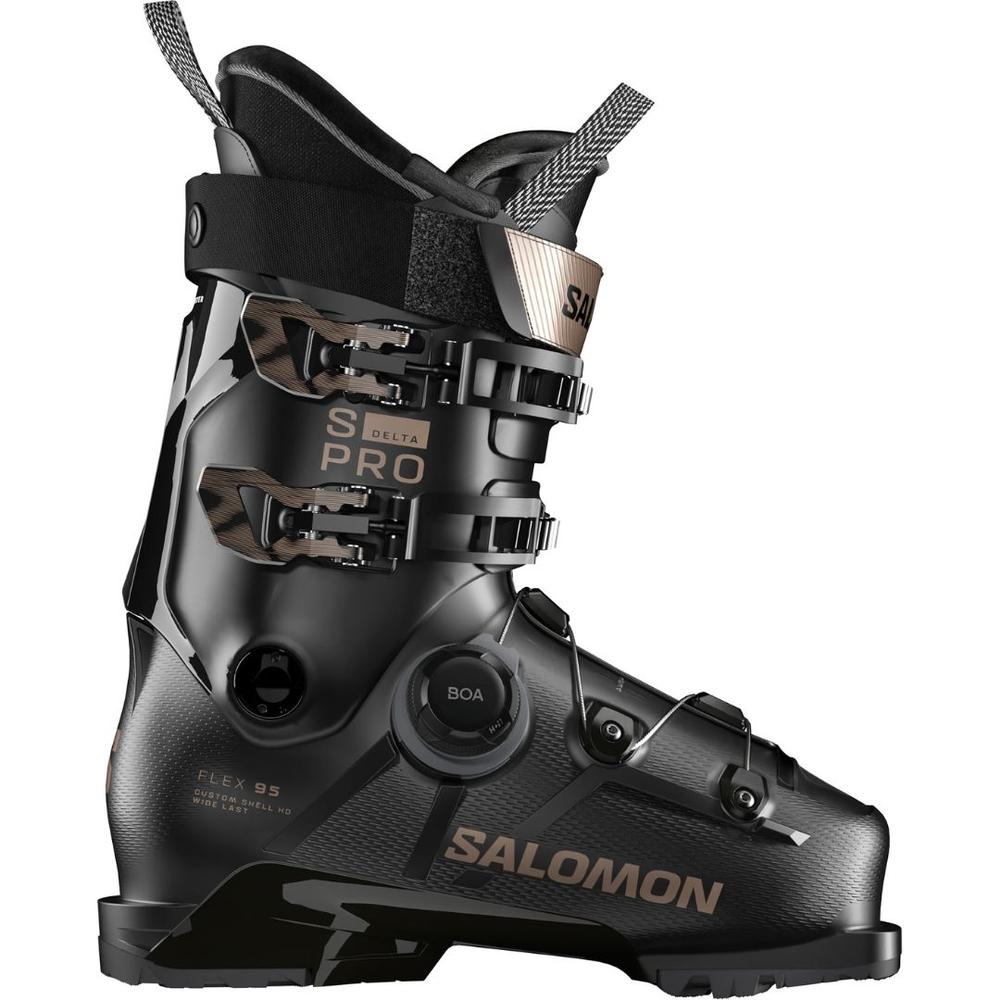 Salomon Women's S/Pro Delta BOA 95 GW Ski Boots 2027 BLACK/BLACK/PINKGOLDMETALLIC