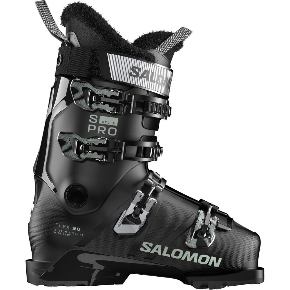 Salomon Women's S/Pro Delta 90 GW Ski Boots 2027 BLACK/BLACK/CLEARLYAQUA