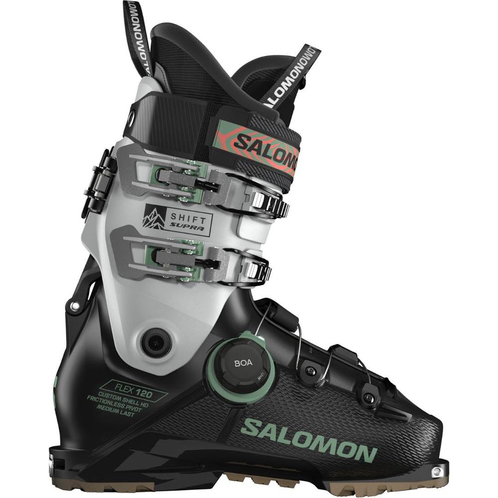 Salomon Men's Shift Supra BOA 120 GW Ski Boots 2027 BLACK/COOLGRAY5/SHALEGREEN