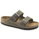 Birkenstock Arizona Soft Footbed Oiled Leather Sandal KHAKI