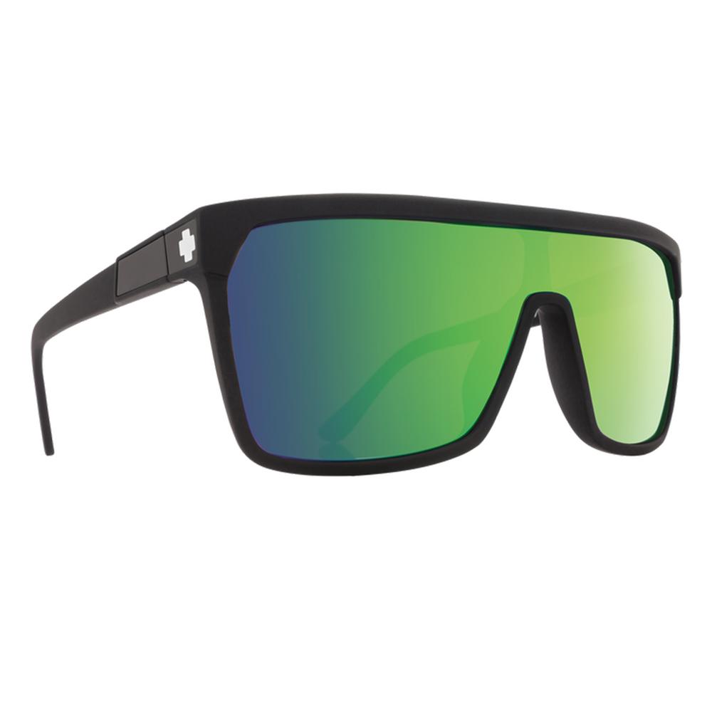  Spy Flynn Sunglasses Matte Black/Happy Bronze W Green Spectra