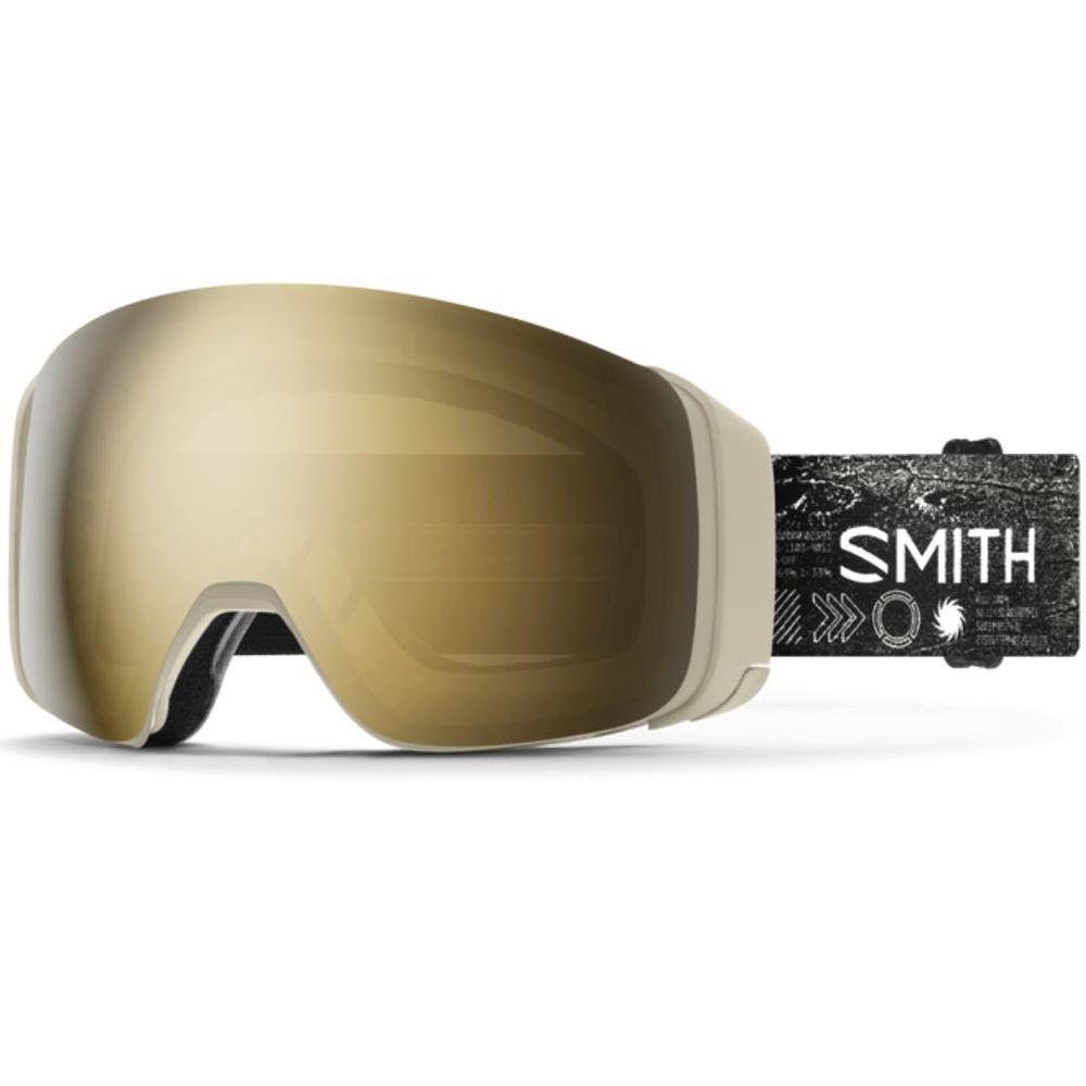 Smith 4D Mag Snow Goggles - Chalk Space Invader + Sun Black CHALKSPACEINVADERCHROMAPOPSUNBLACKGOLDM