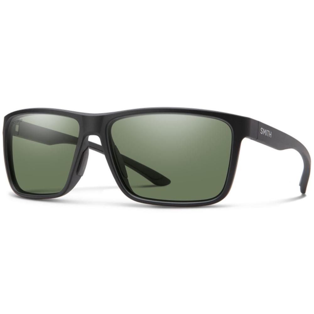Smith Riptide Sunglasses MATTEBLACKCHROMAPOPPOLARIZEDGRAYGREEN