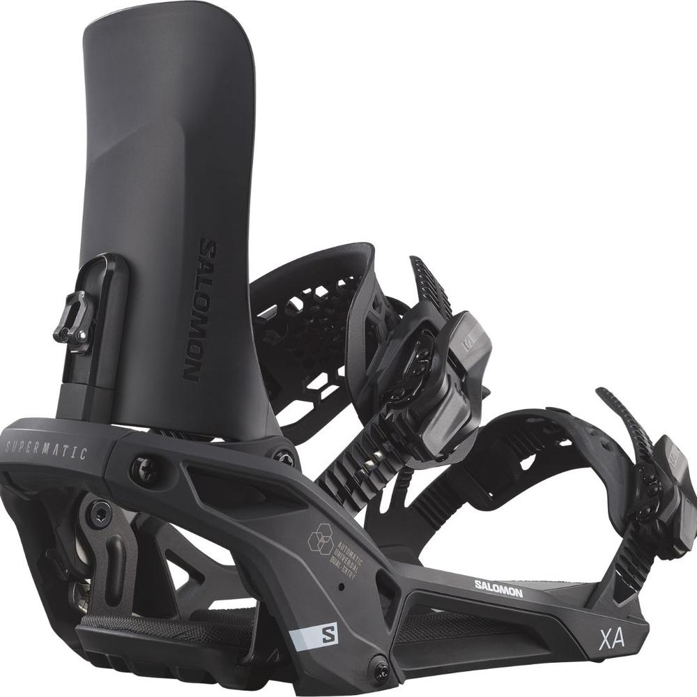 Salomon XA Supermatic Snowboard Bindings 2027 - Black BLACK