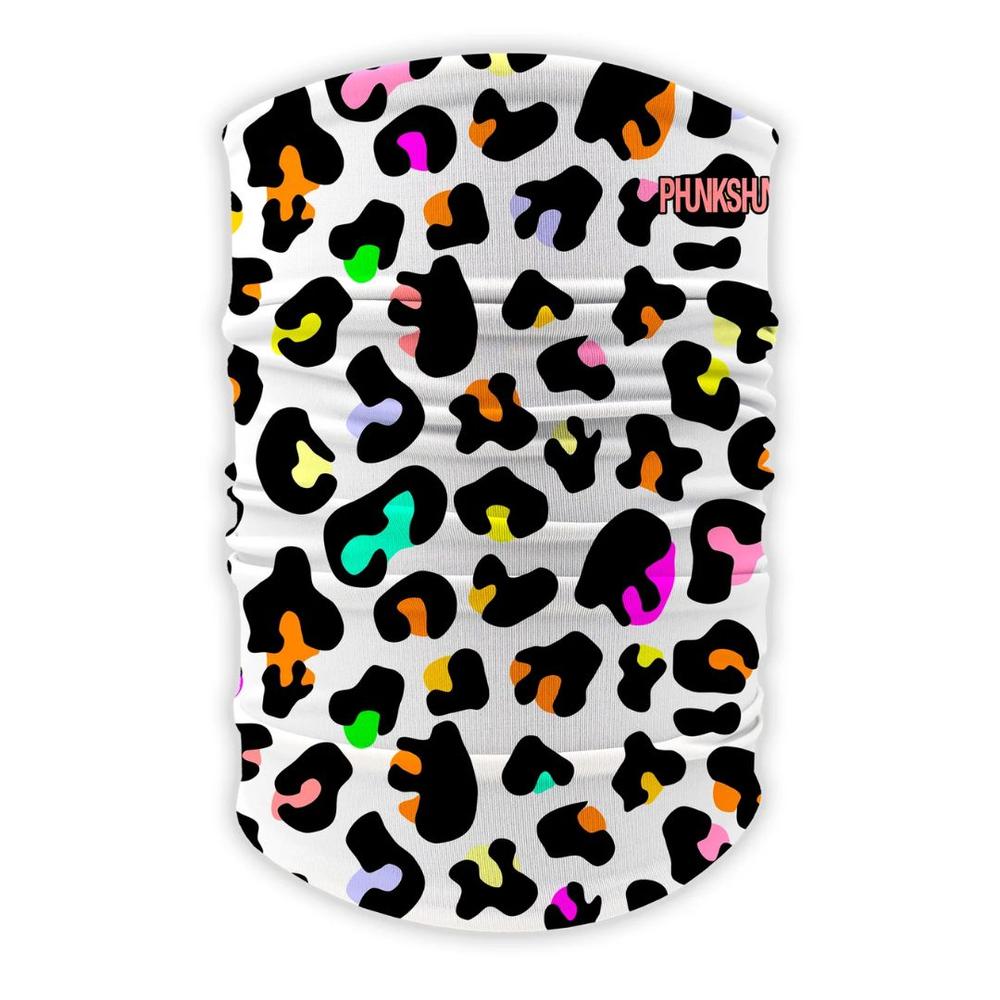 Phunkshun Youth Double Tube Neck Gaiter - Confetti Kitty CONFETTI