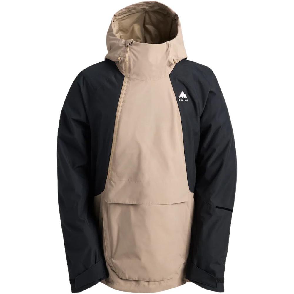 Burton Men's Reserve 2L Relaxed Anorak Jacket SUMMITTAUPE/TRUEBLACK