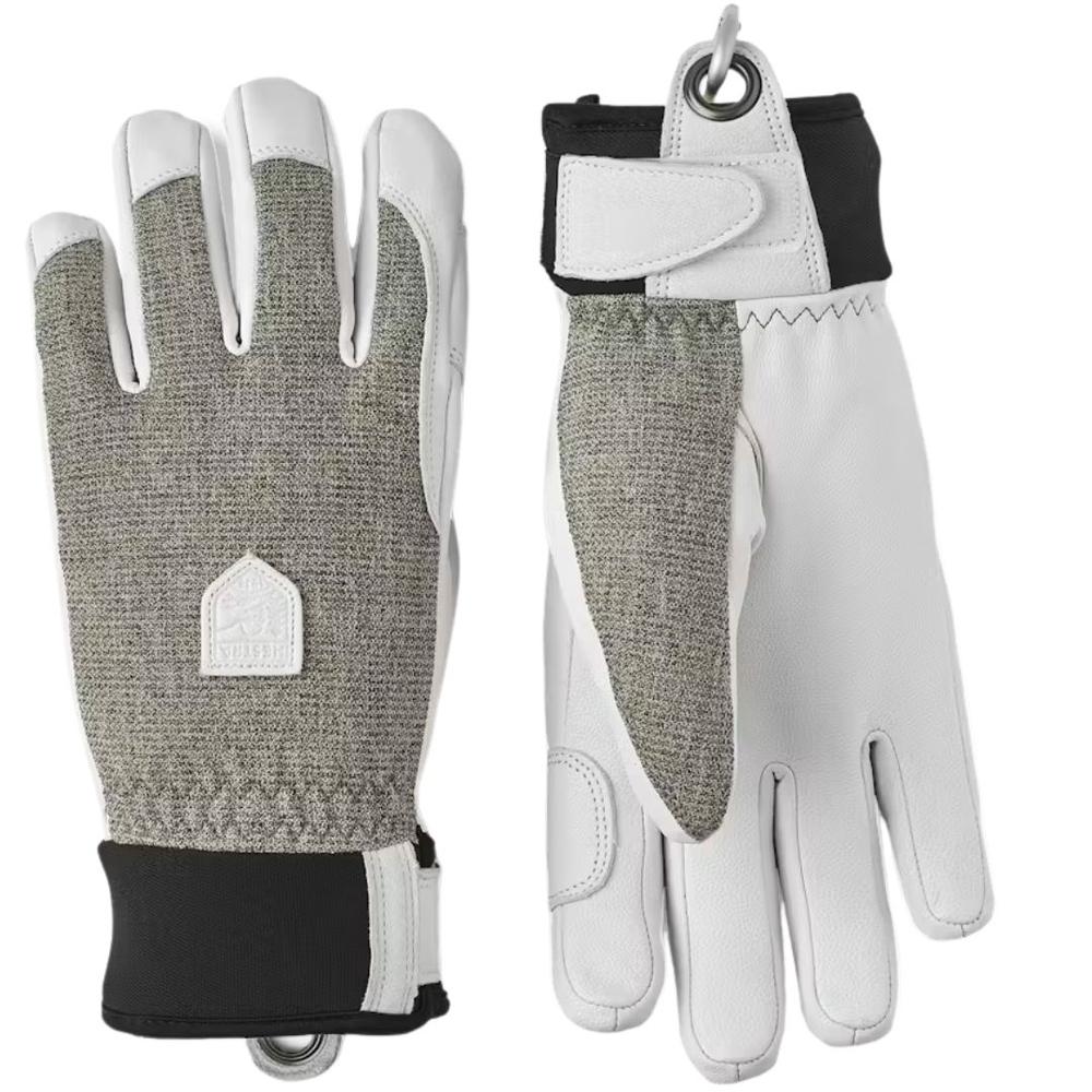 Hestra Women's Army Leather Patrol Gloves LIGHTGREY
