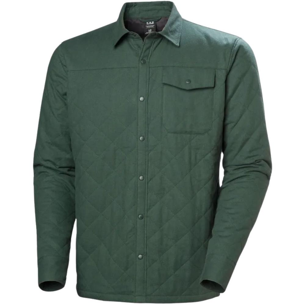 Helly Hansen Men's Isfjord Insulated Shacket JUNGLEGREEN