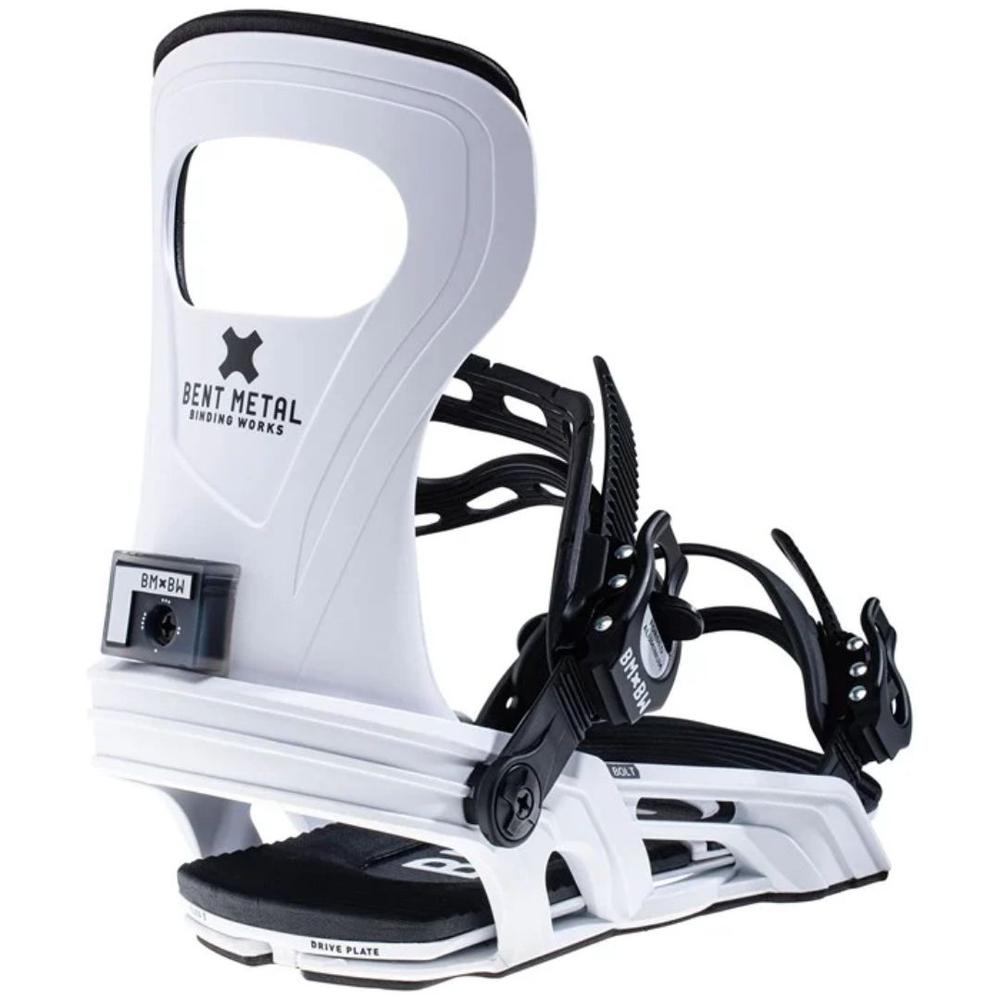 Bent Metal Bolt Snowboard Bindings 2026 WHITE