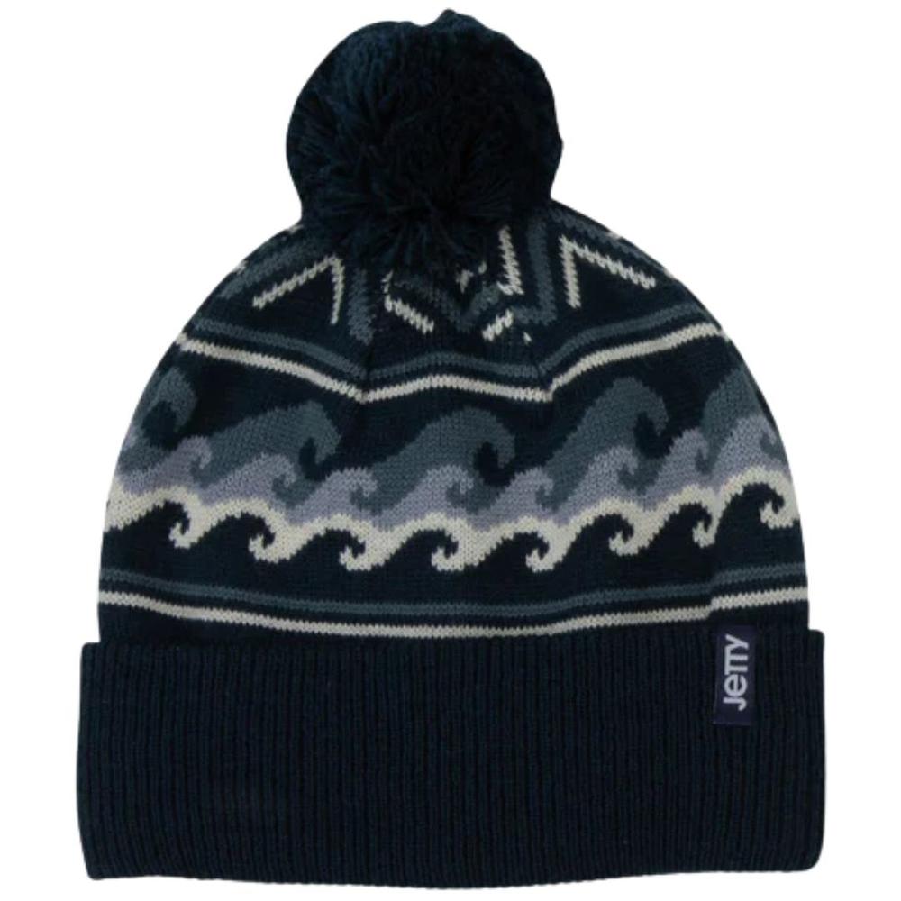Jetty Nor'east Jacquard Beanie NAVY