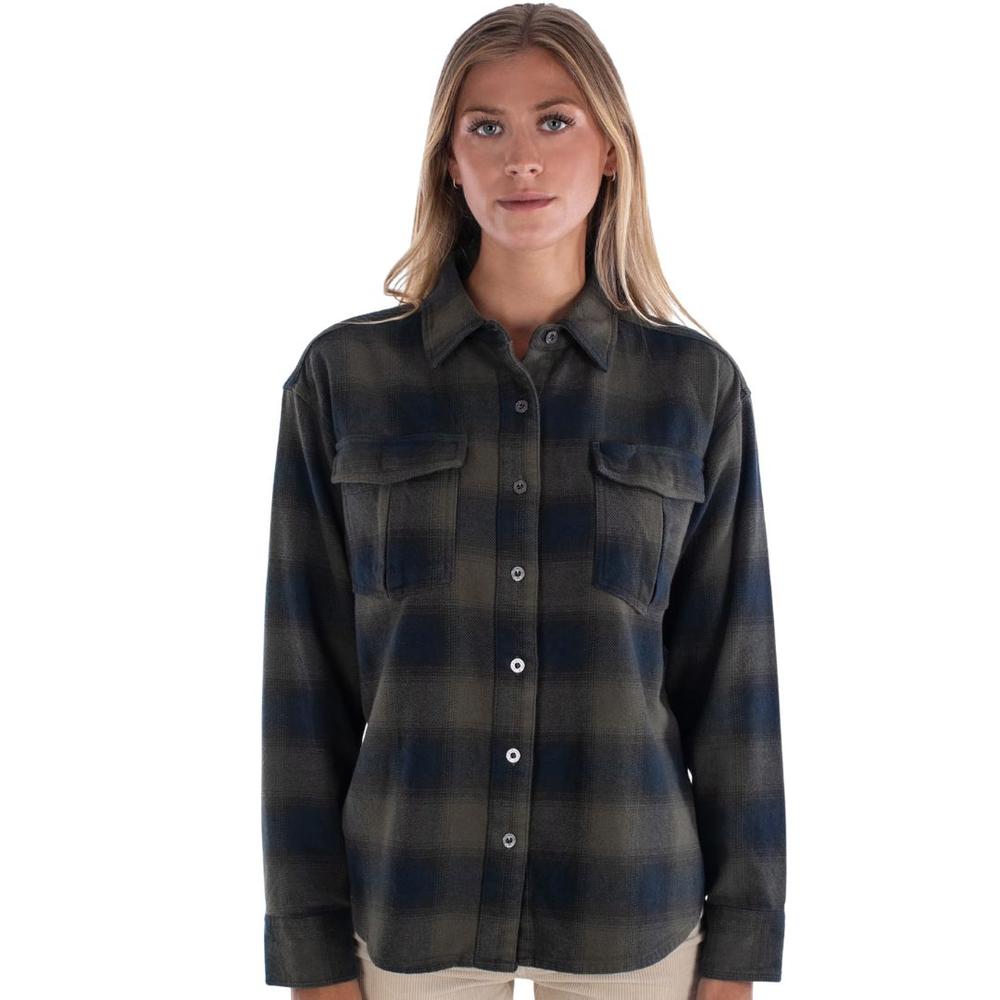 Jetty Anchor Flannel AGAVE