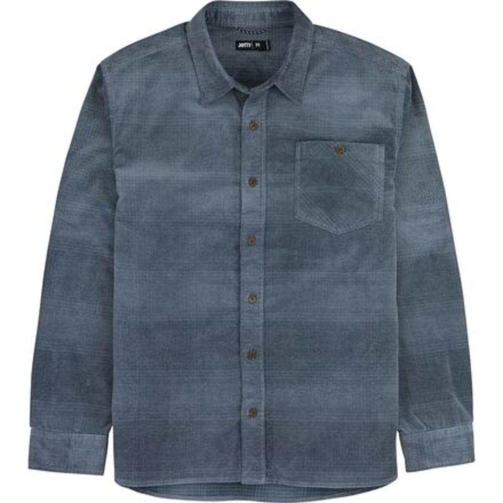 Jetty Men's Shoals Corduroy Shirt BLUE