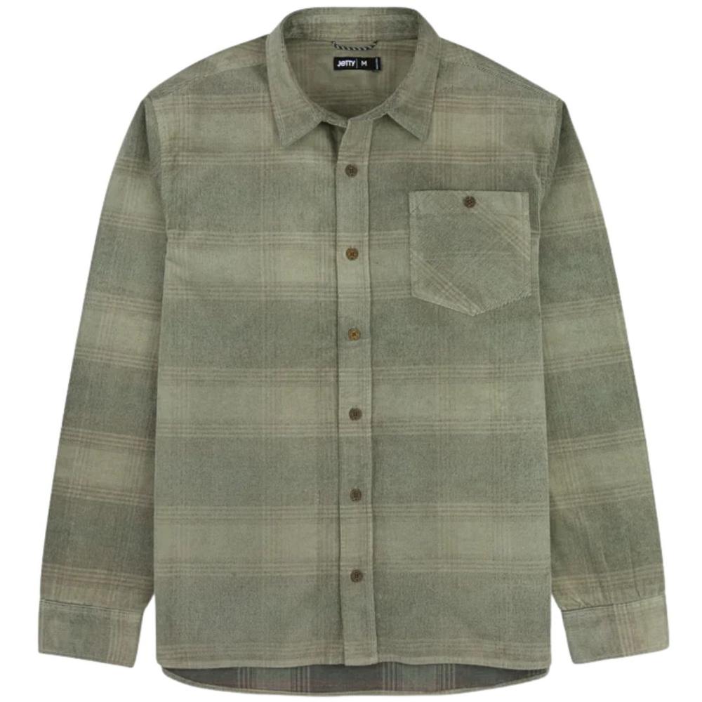 Jetty Men's Shoals Corduroy Shirt BROWN