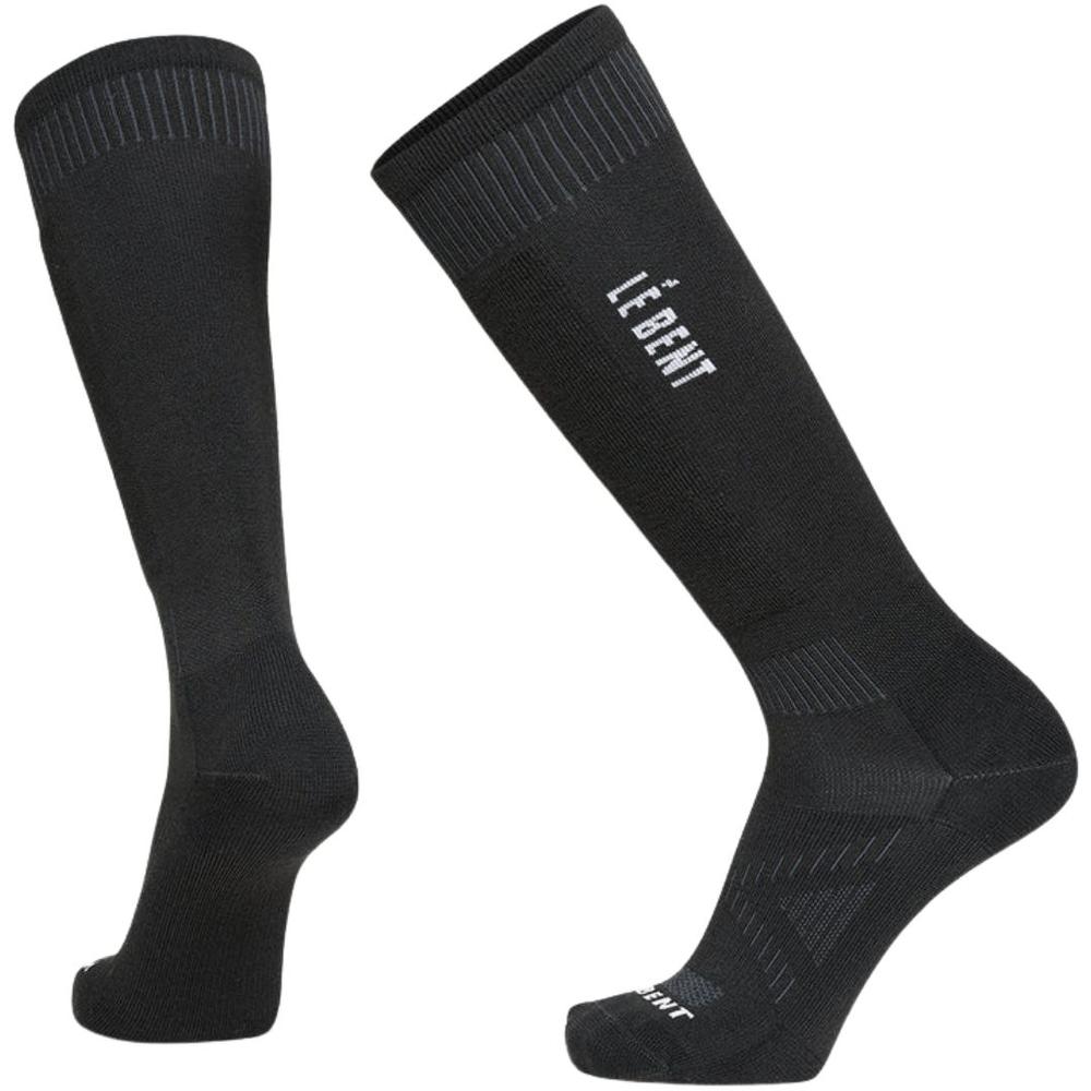 Le Bent Targeted Cushion Logo Snow Socks BLACK