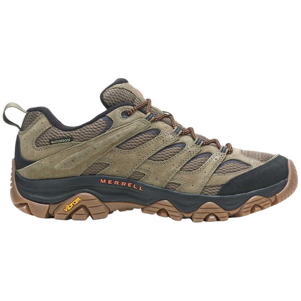 Merrell Men's Moab 3 Waterproof Hiking Shoes - Wide OLIVE/GUM