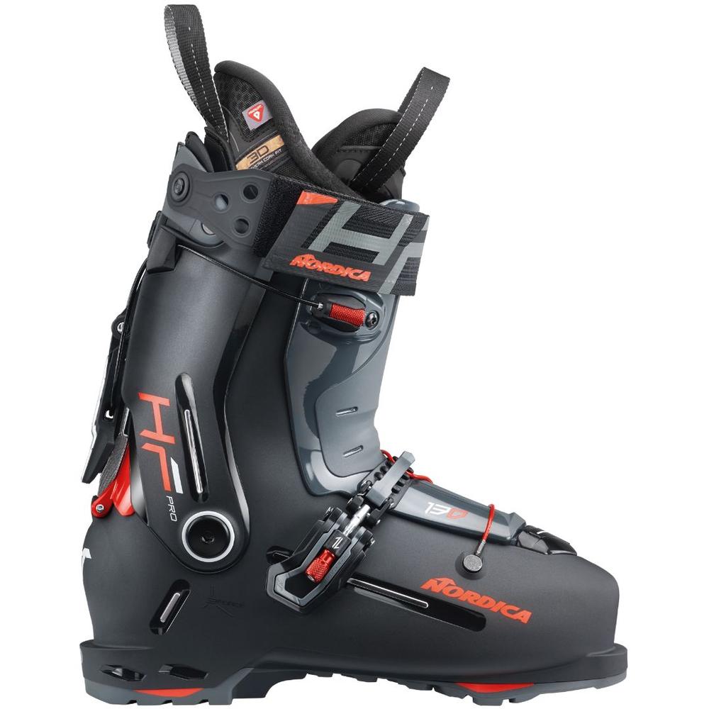 Nordica Men's HF Pro 130 Ski Boots 2027 BLACK/ANTHRACITE/RED