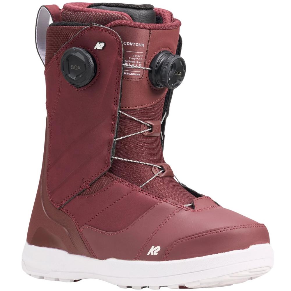 K2 Women's Contour Snowboard Boots 2026 MAROON