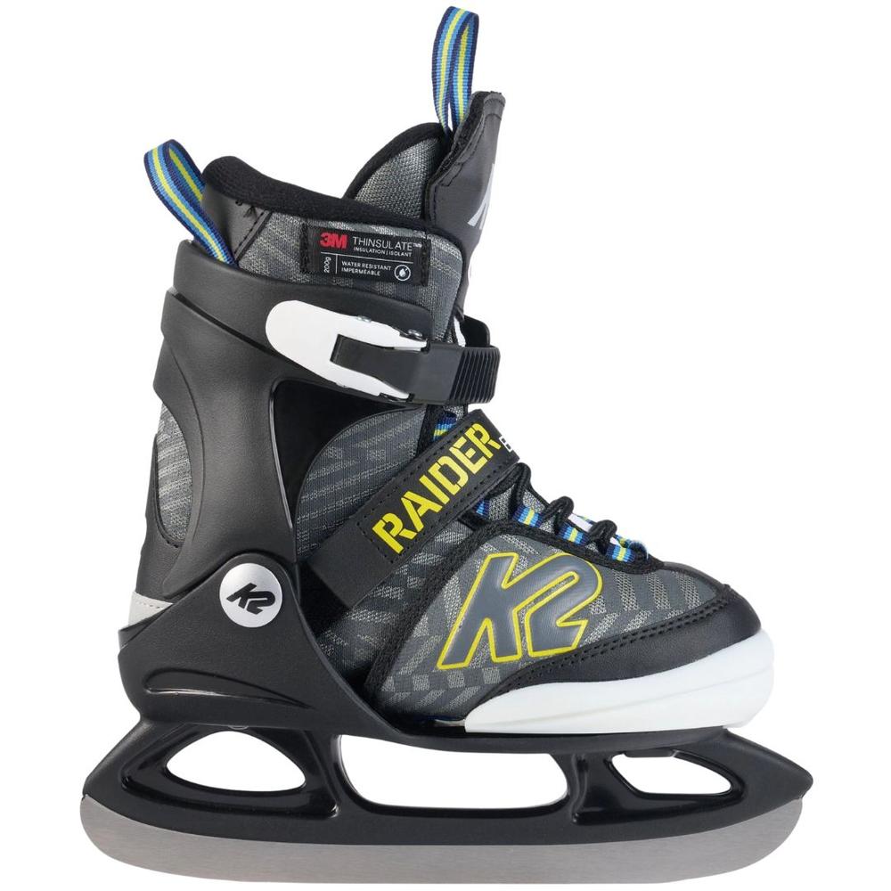K2 Raider Beam Youth Ice Skates GRAYYELLOW