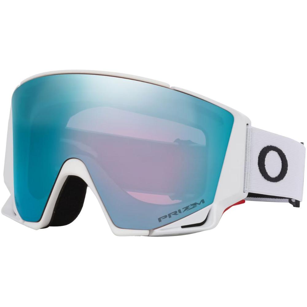 Oakley Flow Scape M Snow Goggles - White + Snow Sapphire MATTEWHITEPRIZMSAPPHIREPRIZMICED