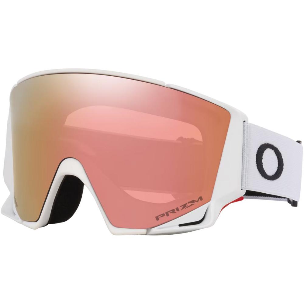 Oakley Flow Scape M Snow Goggles - White + Rose Gold MATTEWHITEPRIZMROSEGOLDPRIZMICED